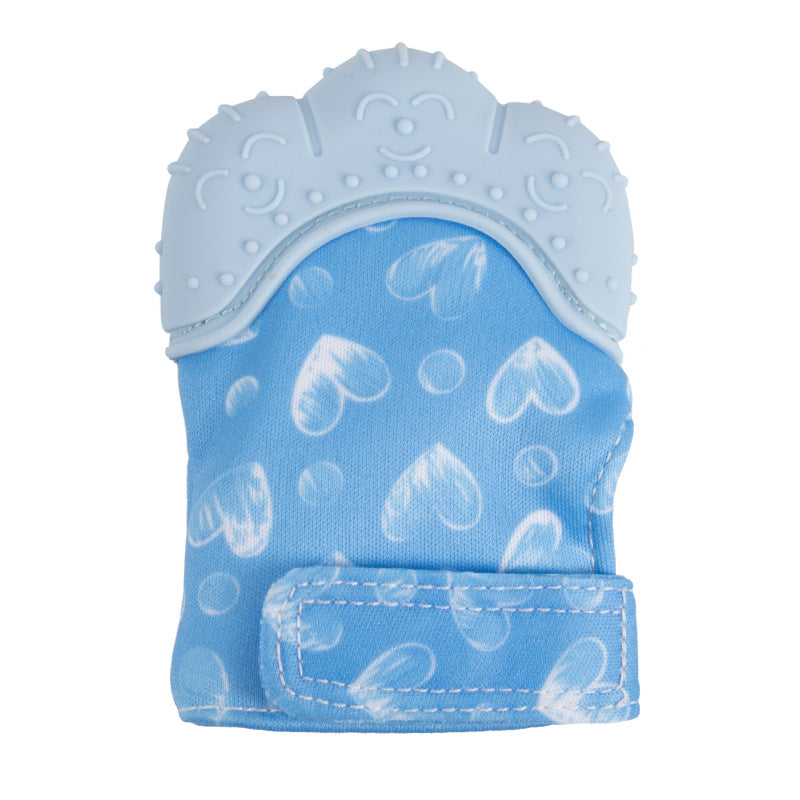 Wholesale silicone baby gloves teething supplies